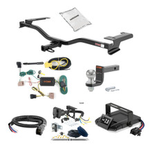 17-19 Ford Fusion Sport 1.25 CURT Trailer Hitch + Assure Proportional Brake Controller Kit HBCW951