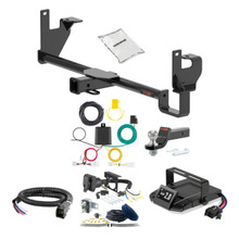 24-24 Lexus TX550h+ 2 CURT Trailer Hitch + Assure Proportional Brake Controller Kit HBCW1719