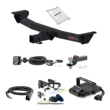 13-19 Ford Police Interceptor Utility 2 CURT Trailer Hitch + Assure Proportional Brake Controller Kit HBCW974