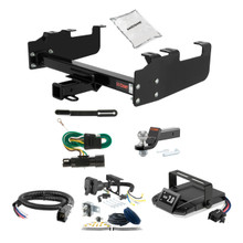 73-97 Ford   Old body, excluding with 10" drop bumper 2 CURT Trailer Hitch + Assure Proportional Brake Controller Kit HBCW894