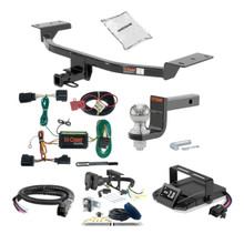 13-18 Ford Focus Hatchback, ST 1.25 CURT Trailer Hitch + Assure Proportional Brake Controller Kit HBCW937