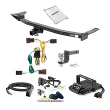 10-19 Ford Taurus Sedan 2 CURT Trailer Hitch + Assure Proportional Brake Controller Kit HBCW982