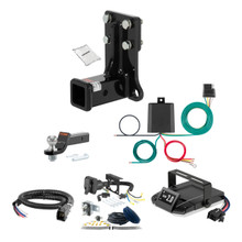 11-11 Mercedes-Benz ML350 BluTec 4Matic 2 CURT Trailer Hitch + Assure Proportional Brake Controller Kit HBCW1904