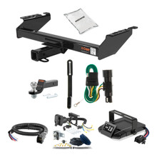 73-97 Ford F-150  Excluding 10" drop bumper, old body 2 CURT Trailer Hitch + Assure Proportional Brake Controller Kit HBCW866