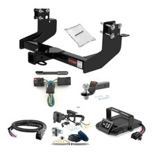 03-06 Freightliner Sprinter 118" and 140" WB with single rear wheels, 158" WB 2 CURT Trailer Hitch + Assure Proportional Brake Controller Kit HBCW1003