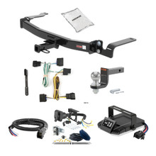 12-18 Ford Focus Sedan 1.25 CURT Trailer Hitch + Assure Proportional Brake Controller Kit HBCW940