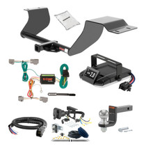 00-24 Ford F-650 Cab & chassis with 34" frame width (O.D.) 2.5 CURT Trailer Hitch + Assure Proportional Brake Controller Kit HBCW926