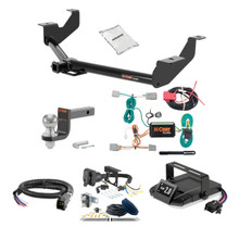 15-24 Ford Transit-350 2 CURT Trailer Hitch + Assure Proportional Brake Controller Kit HBCW995