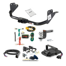 06-09 Mitsubishi Raider 2 CURT Trailer Hitch + Assure Proportional Brake Controller Kit HBCW1997