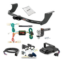 10-11 Mitsubishi Lancer Wagon, excluding fore to aft mufflers 1.25 CURT Trailer Hitch + Assure Proportional Brake Controller Kit HBCW1979