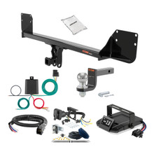 07-10 Mini Cooper 2-door hatchback, 'S' model 1.25 CURT Trailer Hitch + Assure Proportional Brake Controller Kit HBCW1962
