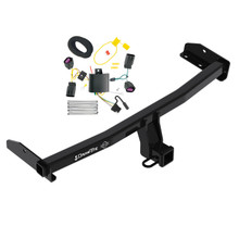 2012-2020 Dodge Journey Except w/LED Taillights Draw-tite Class 3 Trailer Hitch, 2 Inch Square Receiver Bundle w/ Plug-n-Play T-One Wiring Harness 76225