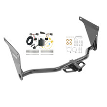 2017-2018 Ford Escape Draw-tite Class 2 Trailer Hitch, 1-1/4 Inch Square Receiver Bundle w/ Plug-n-Play T-One Wiring Harness 36524