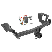 2014-2018 Subaru Forester Draw-tite Class 3 Trailer Hitch, 2 Inch Square Receiver Bundle w/ Plug-n-Play T-One Wiring Harness 76182