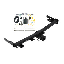 2014-2018 Jeep Cherokee Trailhawk Draw-tite Class 3 Trailer Hitch, 2 Inch Square Receiver Bundle w/ Plug-n-Play T-One Wiring Harness 76392
