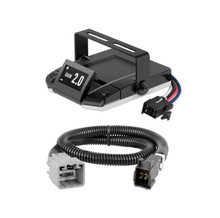 2018-2024 Jeep Wrangler JL, Unlimited (4-door) CURT Assure Proportional 1-4 Axel Auto Leveling Motion-Sensing Trailer Brake Controller