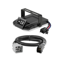 2014-2023 Jeep Cherokee All CURT Assure Proportional 1-4 Axel Auto Leveling Motion-Sensing Trailer Brake Controller