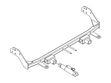 BlueOx Tow Bar Base Plate, Front Mount, RV Flat Towing for Select, VW JETTA WAGON