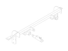 BlueOx Tow Bar Base Plate, Front Mount, RV Flat Towing for Select, SATURN VUE RED LINE