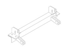 BlueOx Tow Bar Base Plate, Front Mount, RV Flat Towing for Select, MAZDA NAVAJO E13