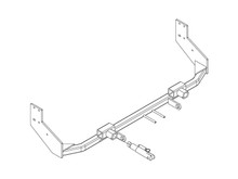 BlueOx Tow Bar Base Plate, Front Mount, RV Flat Towing for Select, FORD FREESTAR LITD E13
