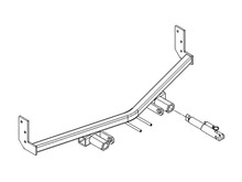 BlueOx Tow Bar Base Plate, Front Mount, RV Flat Towing for Select, SATURN ION RED LINE E13