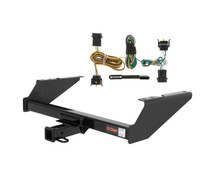 97 - 99 Ford F-250LD New body, excluding 20" spare tire Curt 2", Class 3 Trailer Tow Hitch + 4-flat Wiring Kit 13038-5