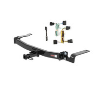 08 - 11 Ford Focus Sedan, excluding ST and electric Curt 1-1/4", Class 1 Trailer Tow Hitch + 4-flat Wiring Kit 11319