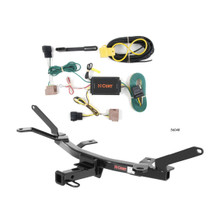 2006 - 2009 Ford Fusion Curt 1-1/4", Class 1 Trailer Tow Hitch + 4-flat Wiring Kit 11329