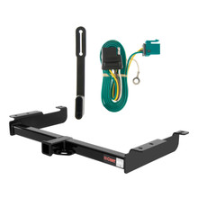 96 - 03 GMC Savana 1500 Curt 2", Class 4 Trailer Tow Hitch + 4-flat Wiring Kit 14090