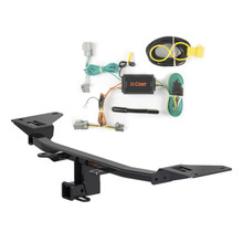 10 - 19 Ford Taurus Sedan Curt 2", Class 3 Trailer Tow Hitch + 4-flat Wiring Kit 13379