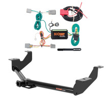 2014 - 2023 Ford Transit Connect Curt 1-1/4", Class 2 Trailer Tow Hitch + 4-flat Wiring Kit 12123