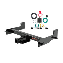 15 - 24 Ford Transit-150 Curt 2", Class 4 Trailer Tow Hitch + 4-flat Wiring Kit 14012