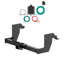 2007 - 2021 Freightliner Sprinter 2500 Cargo van with standard bumper Curt 2", Class 3 Trailer Tow Hitch + 4-flat Wiring Kit 13388