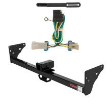 1998 - 2004 GMC Sonoma With roll pan bumper Curt 2", Class 3 Trailer Tow Hitch + 4-flat Wiring Kit 13920