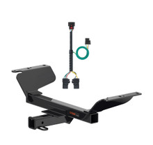 2018 - 2024 GMC Terrain Excluding diesel Curt 2", Class 3 Trailer Tow Hitch + 4-flat Wiring Kit 13439