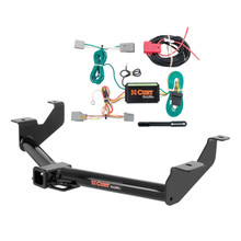 14 - 23 Ford Transit Connect Curt 2", Class 3 Trailer Tow Hitch + 4-flat Wiring Kit 13167