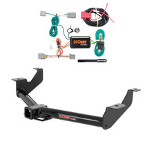 2014 - 2023 Ford Transit Connect Curt 2", Class 3 Trailer Tow Hitch + 4-flat Wiring Kit 13167