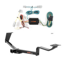2006 - 2015 Honda Civic Coupe Curt 1-1/4", Class 1 Trailer Tow Hitch + 4-flat Wiring Kit 11391