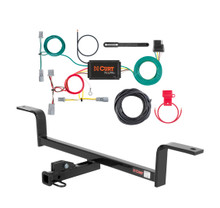 2001 - 2005 Honda Civic Sedan Curt 1-1/4", Class 1 Trailer Tow Hitch + 4-flat Wiring Kit 11204