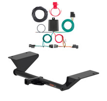 2018 - 2022 Honda Accord Sedan, excluding hybrid Curt 1-1/4", Class 1 Trailer Tow Hitch + 4-flat Wiring Kit 11525