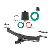 2012 - 2016 Audi A6 Quattro Sedan Curt 1-1/4", Class 1 Trailer Tow Hitch + 4-flat Wiring Kit 11423