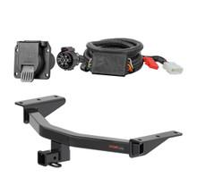 2019 - 2025 Honda Passport Curt 2", Class 3 Trailer Tow Hitch + 7-way Wiring Kit 13421