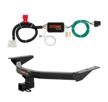 2016 - 2022 Honda Pilot Curt 2", Class 3 Trailer Tow Hitch + 4-flat Wiring Kit 13146