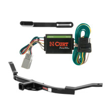 2003 - 2004 Honda Element Excluding SC Curt 1-1/4", Class 1 Trailer Tow Hitch + 4-flat Wiring Kit 11700