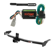2003 - 2008 Honda Pilot Curt 2", Class 3 Trailer Tow Hitch + 4-flat Wiring Kit 13328