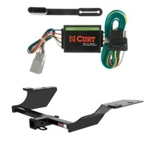 1997 - 2001 Honda CR-V Curt 2", Class 3 Trailer Tow Hitch + 4-flat Wiring Kit 13314
