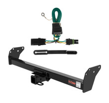 1985 - 1991 GMC Jimmy Down size Curt 2", Class 3 Trailer Tow Hitch + 4-flat Wiring Kit 13083