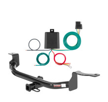 2011 - 2016 Honda CR-Z Curt 1-1/4", Class 1 Trailer Tow Hitch + 4-flat Wiring Kit 11077