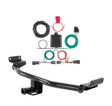 2019 - 2021 Hyundai Tucson Excluding Night Curt 1-1/4", Class 2 Trailer Tow Hitch + 4-flat Wiring Kit 12241